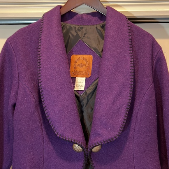 Mid-West Garment Co. vintage purple wool riding jacket - Picture 4 of 11